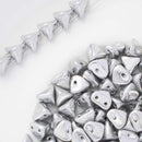 Les Perles Par Puca - Super Kheops Par Puca 6mm, Crystal Full Labrador/Silver