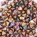 Les Perles Par Puca - Super Kheops Par Puca 6mm, Crystal Orange Rainbow