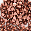 Les Perles Par Puca - Super Kheops Par Puca 6mm, Matte - Metallic Bronze Copper
