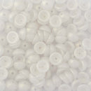 Starman Teacup Beads 4x2mm, Sueded Gold Crystal