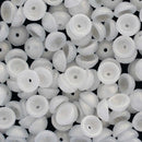 Starman Teacup Beads 4x2mm, Sueded Gold Crystal