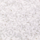 Toho Bugle Beads 3mm, 41 Opaque White