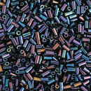 Toho Bugle Beads 3mm, 82 Metallic Nebula