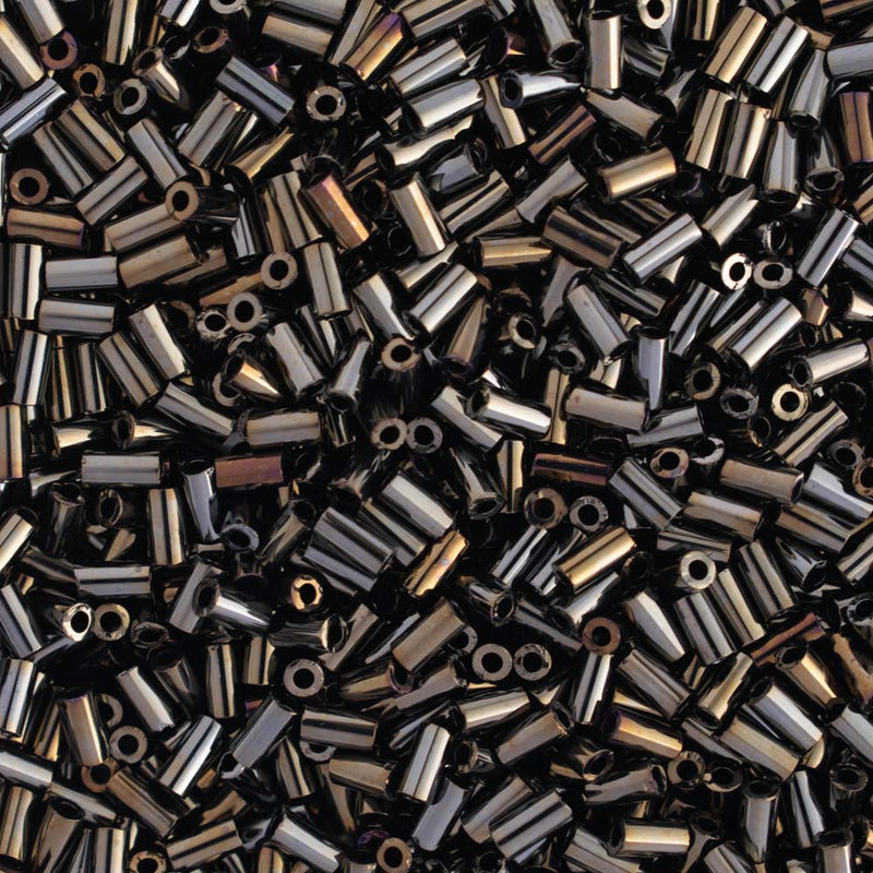 Toho Bugle Beads 3mm, 83 Metallic Iris - Brown