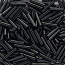Toho Bugle Beads 9mm, 49 Opaque Jet