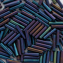 Toho Bugle Beads 9mm, 82 Metallic Nebula