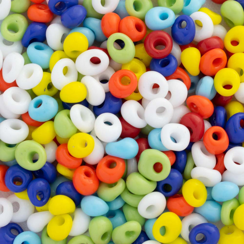 Toho Magatama Beads 4mm, BM50 Opaque Mix