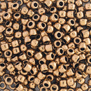 Toho Round Seed Beads Size 8/0 3mm, 221 Bronze