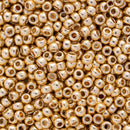 Toho Round Seed Beads Size 8/0 3mm, PF557 PermaFinish - Galvanized Starlight, 8 grams