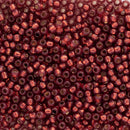 Toho Round Seed Beads Size 11/0 2.2mm, 2113 Silver-Lined Milky Pomegranate, 8 grams