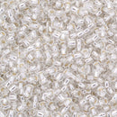 Toho Round Seed Beads Size 11/0 2.2mm, 21 Silver-Lined Crystal, 8 grams