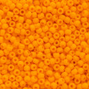 Toho Round Seed Beads Size 11/0 2.2mm, 42DF Opaque-Frosted Cantaloupe