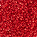 Toho Round Seed Beads Size 8/0 3mm, 45 Opaque Pepper Red