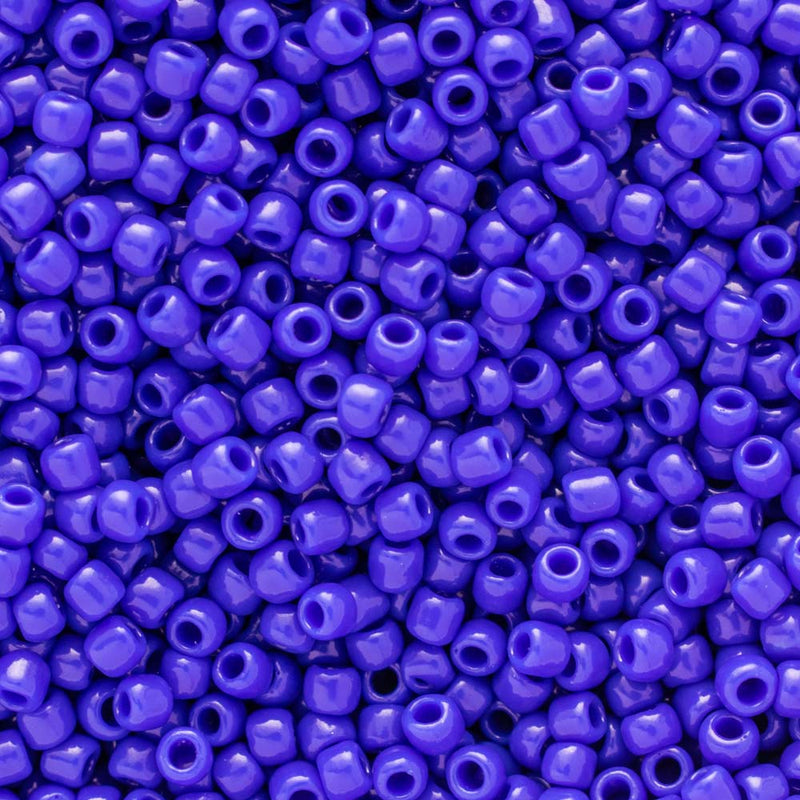 Toho Round Seed Beads Size 11/0 2.2mm, 48 Opaque Navy Blue