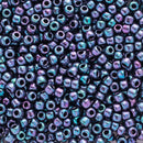 Toho Round Seed Beads Size 11/0 2.2mm, 505 Higher-Metallic Dragonfly, 8 grams