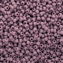 Toho Round Seed Beads Size 11/0 2.2mm, 52F Opaque-Frosted Lavender, 8 grams