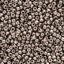 Toho Round Seed Beads Size 11/0 2.2mm, 711 Nickel, 8 grams