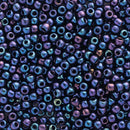 Toho Round Seed Beads Size 11/0 2.2mm, 82 Metallic Nebula, 8 grams