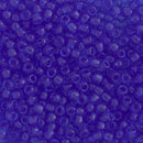 Toho Round Seed Beads Size 11/0 2.2mm, 942 Transparent Sapphire, 8 grams