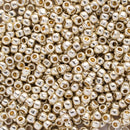 Toho Round Seed Beads Size 11/0 2.2mm, PF558 PermaFinish - Galvanized Aluminum, 8 grams