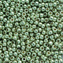 Toho Round Seed Beads Size 11/0 2.2mm, PF560 PermaFinish - Galvanized Sea Foam, 8 grams