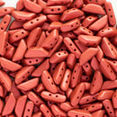 Les Perles Par Puca - Tinos Par Puca 4x10mm, Matte - Metallic Lava