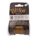 Wire Elements Tarnish Resistant 20 Gauge Wire, Vintage Bronze - 15 Yards